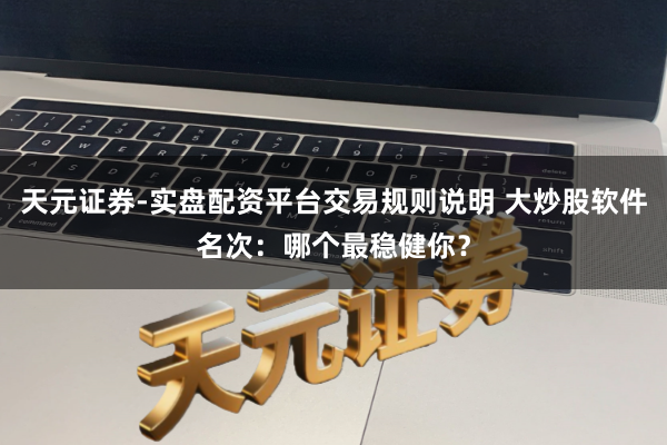 天元证券-实盘配资平台交易规则说明 大炒股软件名次：哪个最稳健你？